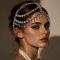Luxus Strass Haarschmuck Silber Kristall Braut Kette Krone für Hochzeit Party Abend Mode - T2 (XX202608211) / Silber