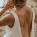 Elegante Braut Strass Rücken Kette für rückenfreies Kleid Hochzeit Party Körperschmuck. - Y-Form Minimalistischer Strass Anhänger Stil (T6)