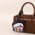 PU leather cute horse keychain charm with cartoon characters for bag decoration accessory - BHT69 Heart Pony