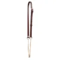 Replacement bag strap with burgundy leather and gold chain design, adjustable and stylish. - Burgundy
