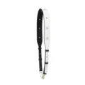 Adjustable black and white pearl handbag strap replacement, chic shoulder crossbody bag strap - E Series White Pearls a (White)