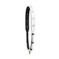 Adjustable pearl shoulder bag strap replacement, stylish wide black and white crossbody strap. - E-Series Pearl 17# (White)