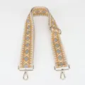 Adjustable Wide Bag Strap Geometric Diamond Pattern Replacement Crossbody Strap for Handbags - Adjustable Jacquard Diamond Pattern 1-22#