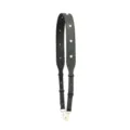 Replacement bag strap, dark green textured adjustable wide crossbody strap with rhinestones. - E-Series Iridescent Pearls (Aqua Green)