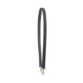 Zwarte lederen vervangende tasriem DIY schouderband met gouden haken voor handtassen - 65cm Vaste Lengte / Zwart