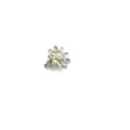 Glänzende Kristall Blumen Haarklammer mit Perle, elegante Braut Hochzeit Haarschmuck. - Kleine Haarspange / 1 Stück / Gold