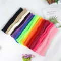 Solid color knitted arm sleeves, outdoor sun protection sleeves, stylish long arm covers. - One Size / Mixed Colors