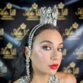 Exaggerierte Kristall Strass Krone Kopfschmuck und passender Schmuck Set Damen Gothic - Ohne Feder / Silber