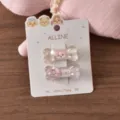 Cute acrylic dog bone hair clips for girls, cartoon side bangs duckbill hairpin accessory. - Style 16 Pink Transparent Small Bone
