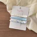Süße Blumen Haarnadeln Set, trendige Dopamin Haarspangen mit Schleifen für Damen und Mädchen. - Blau Langer Entenschnabel-Clip (27#) / 3er-Set / Blau