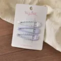 Frühlingssüße florale Dopamin Haarklammern Set, süße Clip Haarnadeln für Frauen und Mädchen Alltag. - 3BB-Clip-Stil (17#) / 3er-Set / Lila