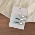 Süße blumige Haarklammern Set für Damen, modische Pony Haarnadeln und süßer Haarschmuck Accessoires. - Nahtloser Clip-Stil (19#) / 3er-Set / Blau