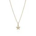 Minimalistische goldene Stern Anhänger Halskette für Damen feiner Modeschmuck Variante. - Stern