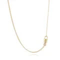 Collana con ciondolo lucchetto e chiave lettera C placcata oro, gioiello hip-hop alla moda. - Oro C