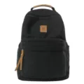 Zaino in velluto a coste nero da donna, borsa rétro di grande capacità per la scuola. - Taglia unica / Nero