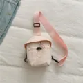 Pink lightweight outdoor crossbody chest bag, casual minimalist sports riding small backpack. - Pink