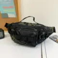 Marsupio tattico mimetico, borsa da petto multifunzionale per esterni e strumenti da lavoro. - Mimetico Verde