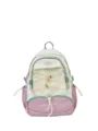 Zaino carino stile giapponese per ragazza grande capacità borsa scolastica rosa bianco - Rosa