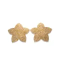Sparkling rhinestone star nipple pasties sexy body chain festival party jewelry accessory - Gold T2