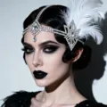 1920s Gatsby Feather Rhinestone Headchain Vintage Flapper Hair Accessory for Party - Style 2 / Gold