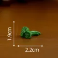 Mini ornament de gousse de lotus en résine pour aménagement paysager et jardin miniature. - N° 6 capsule de lotus