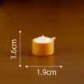 Mini figurine de petit pain cuit a la vapeur en resine ornement de micro paysage mign - Brioche à la vapeur n° 10 (Baozi)