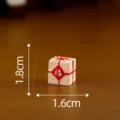 Miniature boite cadeau resine ornement micro paysage decoration maison poupue 1.8x1.6cm - Boîte cadeau n° 11