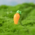Mini resin carrot ornament for micro landscape, cute DIY fairy garden desktop decor toy. - No. 8 Carrot