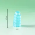 Miniature luminous Leaning Tower of Pisa resin ornament for micro landscape sand table DIY. - No. 8 Luminous Leaning Tower