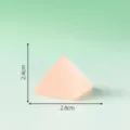 Rosa Miniatur Pyramide Modell Ornament für Mikrolandschaft DIY Desktop Dekor Zubehör. - Nr. 12 Leuchtende Pyramide