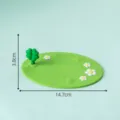 Cute daisy clover silicone mat car dashboard ornament desktop anti-slip decor detail - Four-Leaf Clover