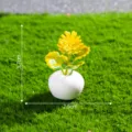 Kleine kunstmatige potplant micro landschap DIY tuin decoratie miniatuur ornament - 12# Geel