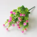 Artificial eucalyptus leaves milan grass simulation pink flowers plant wall home decor - Eucalyptus Flowers (Pink)
