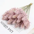 Rosa künstliche Schaumstoff Weizenähren Blumenstrauß für Heimdekoration Hochzeit Fotografie - Gebundene Weizenähre / Rosa