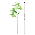 Ramo di fiori di giglio di fiamma artificiale pianta verde decoro casa nozze 80cm - Verde