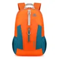 Lightweight orange blue outdoor hiking travel backpack variant, durable daypack 29l capacity. - Orange