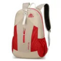 Sac à dos de voyage de 29L léger pour extérieur, sac casual beige et rouge tendance. - Khaki et Rouge