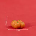 Set naranja miniatura resina casa munecas comida juego DIY micro paisaje decoracion - Dumpling dango n.º 4