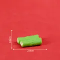 Miniatur gruener Bambus Puppenhaus Lebensmittel Spielzeug Zubehoer DIY Deko Stueck Art - Nr. 6 Reis im Biorohr