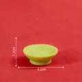 Miniatur Grüne Puppenhaus Schale Mini Tischware DIY Mikro Landschaft Zubehör 3.2cm - Nr. 9 Grüner Teller