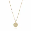 Gold paved zircon letter Y pendant clavicle chain, elegant fashion jewelry necklace for women. - Letter Y (NE0416)