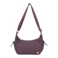 Borsa a Tracolla in Nylon Viola Borsa a Spalla Stiloso Leggero Borsa Messenger Donna - Viola
