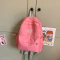 Rosa kleiner Rucksack fuer Damen, niedliche Freizeitschultasche und Alltagstasche. - Einheitsgröße / Rosa