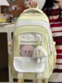 Oberschule süßer Rucksack mit großer Kapazität Kawaii Schulranzen für Mädchen - Nur Tasche (Kein Anhänger) / Gelb