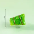 Resin Zongzi Charm Miniature DIY Accessory Green Rice Dumpling Figurine Food Play 1.5x2.2cm - Style 5 Long Zongzi