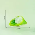 Miniature resin zongzi figurine for DIY decoration and micro landscape display 1.2x2.4cm - Style 7 Half-Wrapped Zongzi