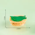 Mini resin zongzi leaf basket figurine DIY miniature landscape ornament crafts decor 2.5cm - 14# Zongzi Leaf
