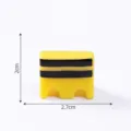 Μίνι κίτρινο και μαύρο οδικό εμπόδιο DIY ρητίνη μικρογραφία τοπίο στολίδι αξεσουάρ - 4# Κολωνάκι κυκλοφορίας