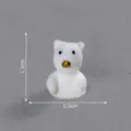 Mini white bear figurine DIY micro landscape accessory, 1.3cm small ornament model. - 19# White Bear