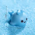 Kleine blaue Wal Harz Figur für Mikro Landschaften DIY Garten Dekor und Überraschungstasche Zubehör - Wal